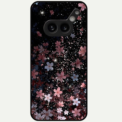  Starlit Flower Dreams Glass Case For Nothing Phone 2A Plus back cover – full design glossy printed glass finish