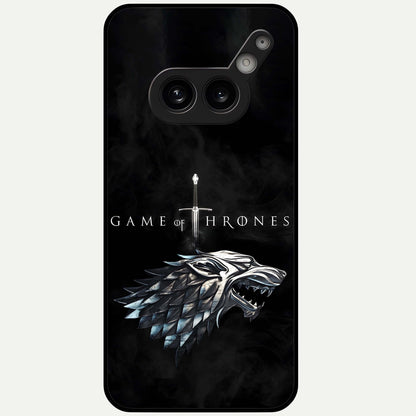  Throne Wolf Legacy Glass Case For Nothing Phone 2A Plus back cover – full design glossy printed glass finish