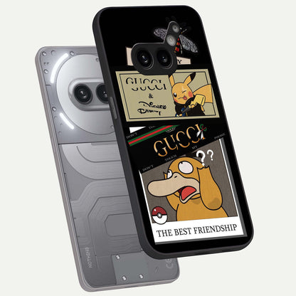  Cartoon Brand Play Mashup phone case For Nothing Phone 2A Plus showing premium glass back cover with detailed artwork