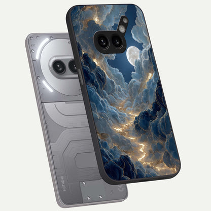  Celestial Cloud Road phone case For Nothing Phone 2A Plus showing premium glass back cover with detailed artwork