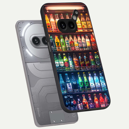  Colorfull Tree phone case For Nothing Phone 2A Plus showing premium glass back cover with detailed artwork