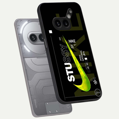  Neon Street Edition phone case For Nothing Phone 2A Plus showing premium glass back cover with detailed artwork