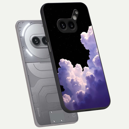  Starlit Night Whispers phone case For Nothing Phone 2A Plus showing premium glass back cover with detailed artwork
