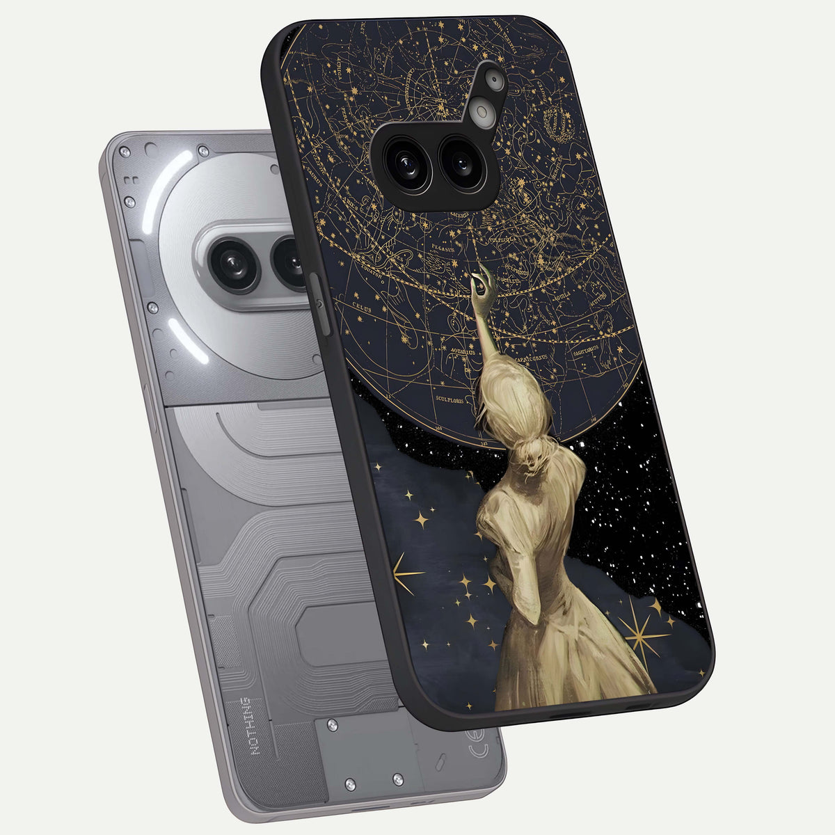  Taylor Swift Girl phone case For Nothing Phone 2A Plus showing premium glass back cover with detailed artwork