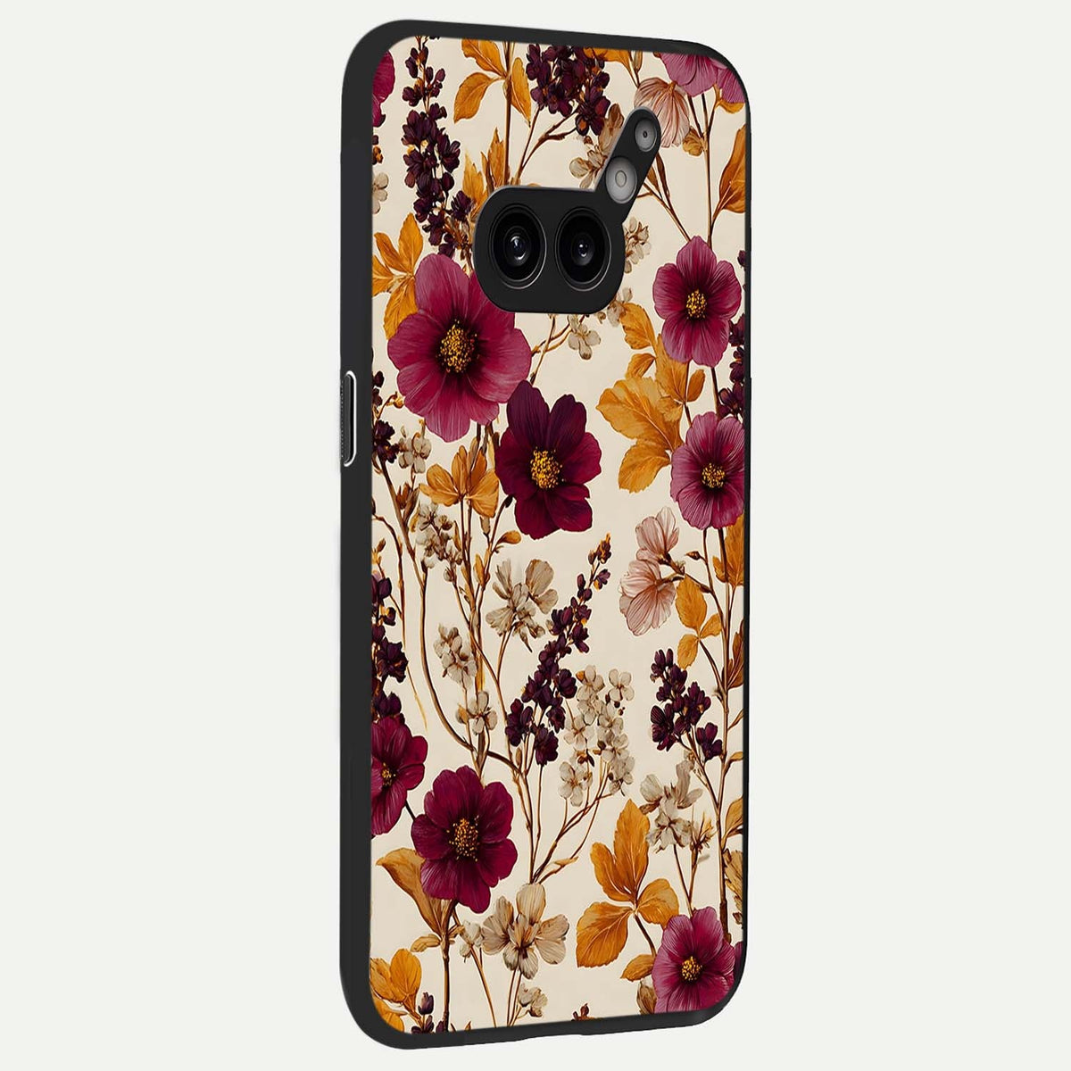  Autumn Wine Bloom back cover For Nothing Phone 2A Plus slim fit glass case with vibrant aesthetic design