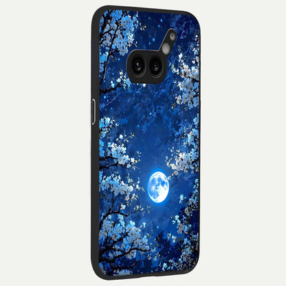  Blossom Moonlight Sky back cover For Nothing Phone 2A Plus slim fit glass case with vibrant aesthetic design