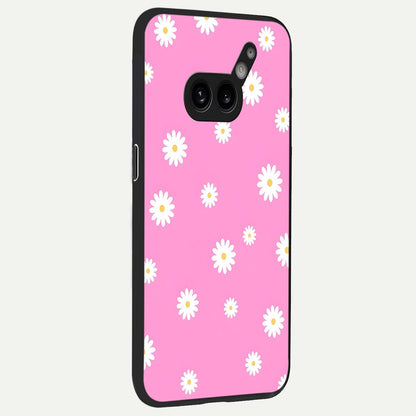  Bubblegum Daisy Pop back cover For Nothing Phone 2A Plus slim fit glass case with vibrant aesthetic design