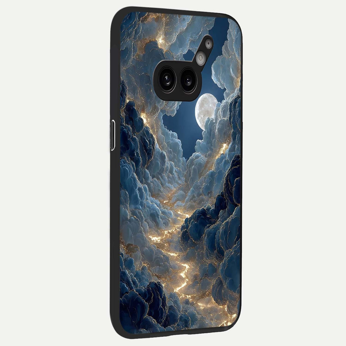  Celestial Cloud Road back cover For Nothing Phone 2A Plus slim fit glass case with vibrant aesthetic design