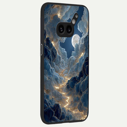  Celestial Cloud Road back cover For Nothing Phone 2A Plus slim fit glass case with vibrant aesthetic design