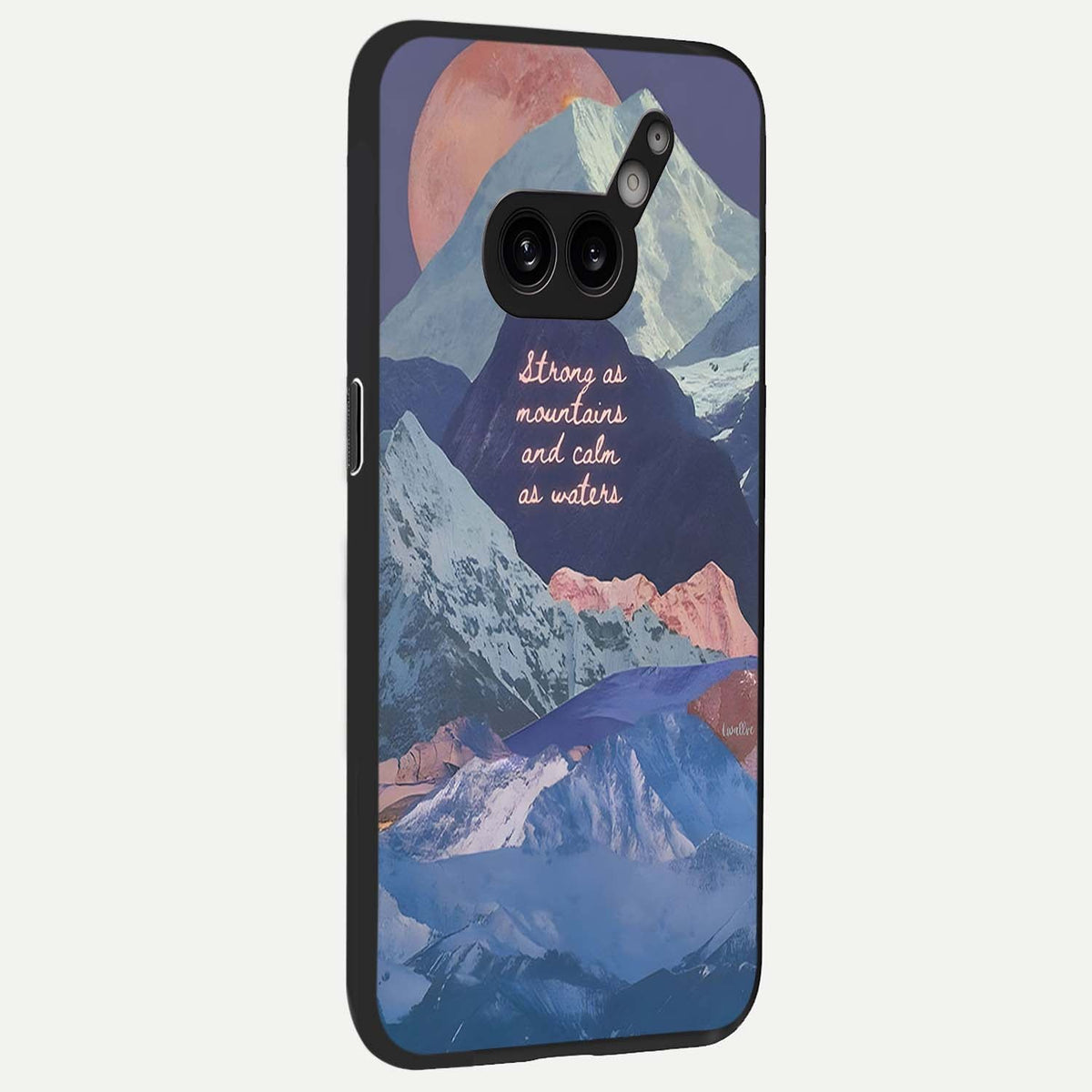  Celestial Mountain Calm back cover For Nothing Phone 2A Plus slim fit glass case with vibrant aesthetic design