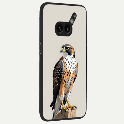  Clever Eagle back cover For Nothing Phone 2A Plus slim fit glass case with vibrant aesthetic design