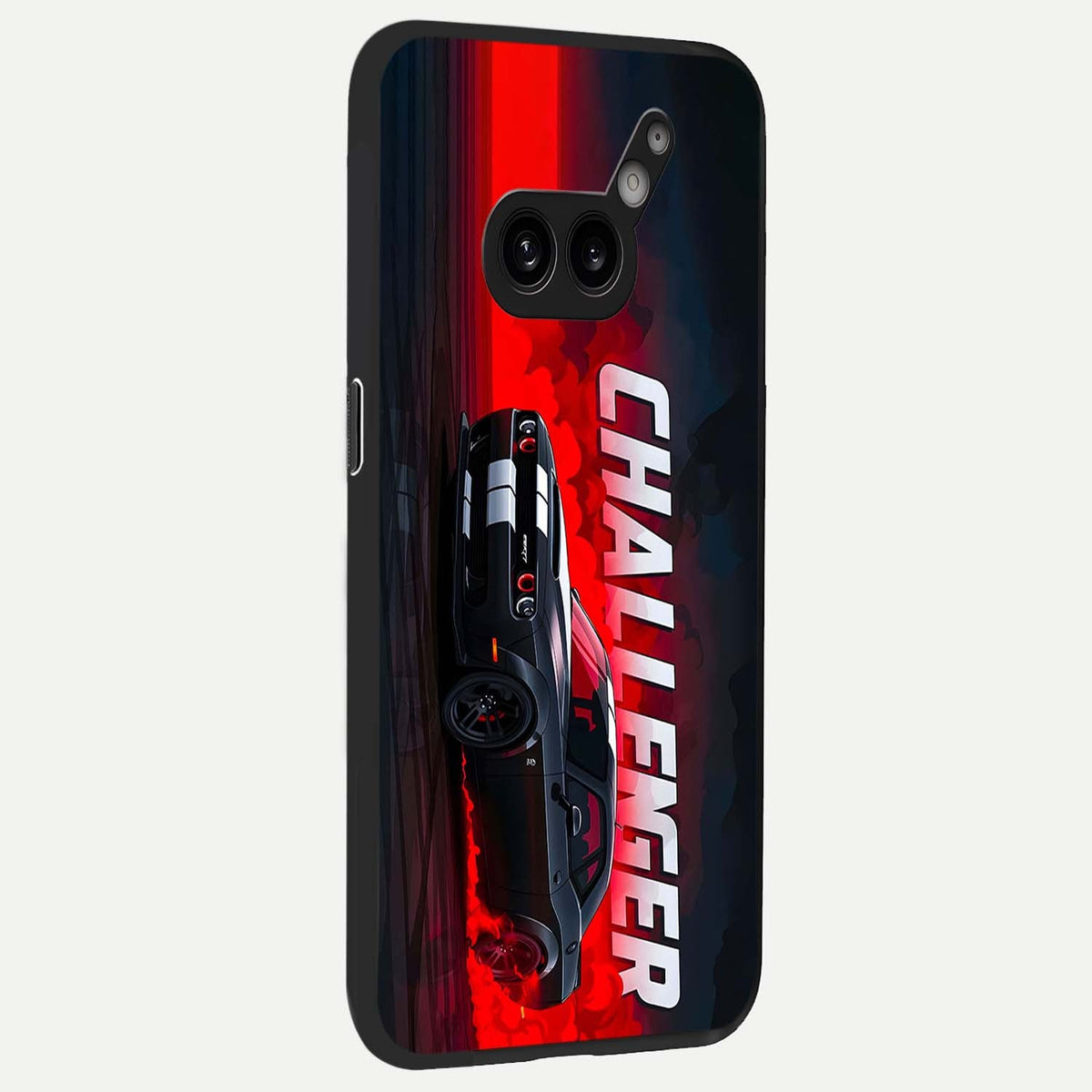  Crimson Challenger Fury back cover For Nothing Phone 2A Plus slim fit glass case with vibrant aesthetic design