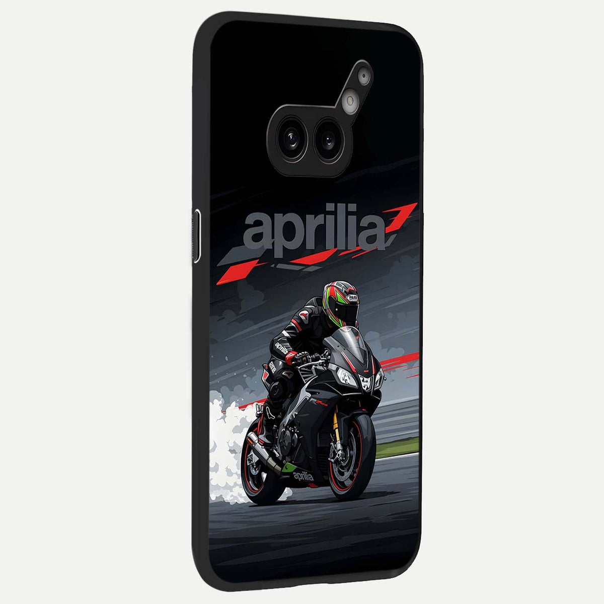  Dark Aprilla back cover For Nothing Phone 2A Plus slim fit glass case with vibrant aesthetic design