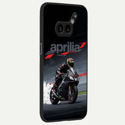  Dark Aprilla back cover For Nothing Phone 2A Plus slim fit glass case with vibrant aesthetic design