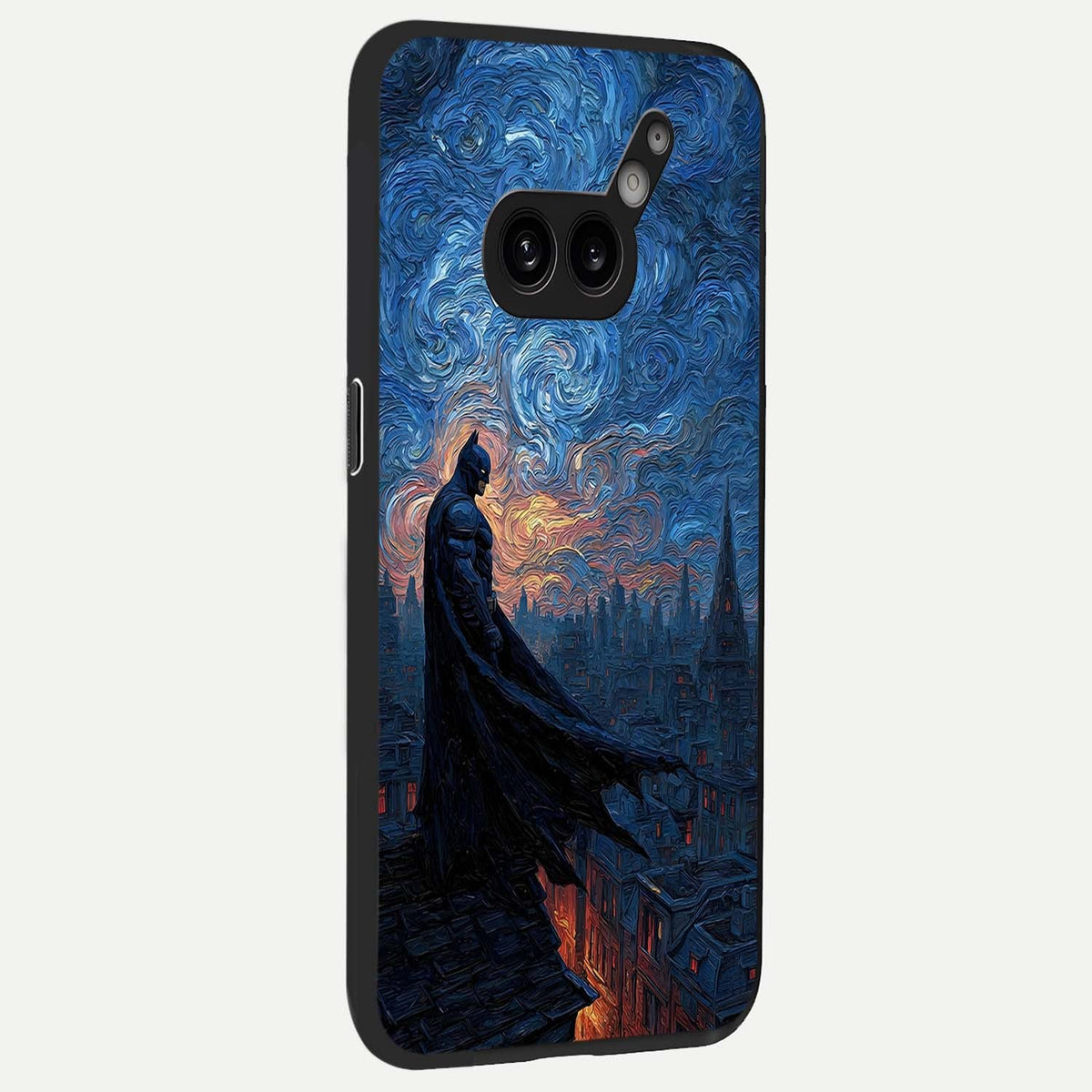  Dark Knight Dusk back cover For Nothing Phone 2A Plus slim fit glass case with vibrant aesthetic design