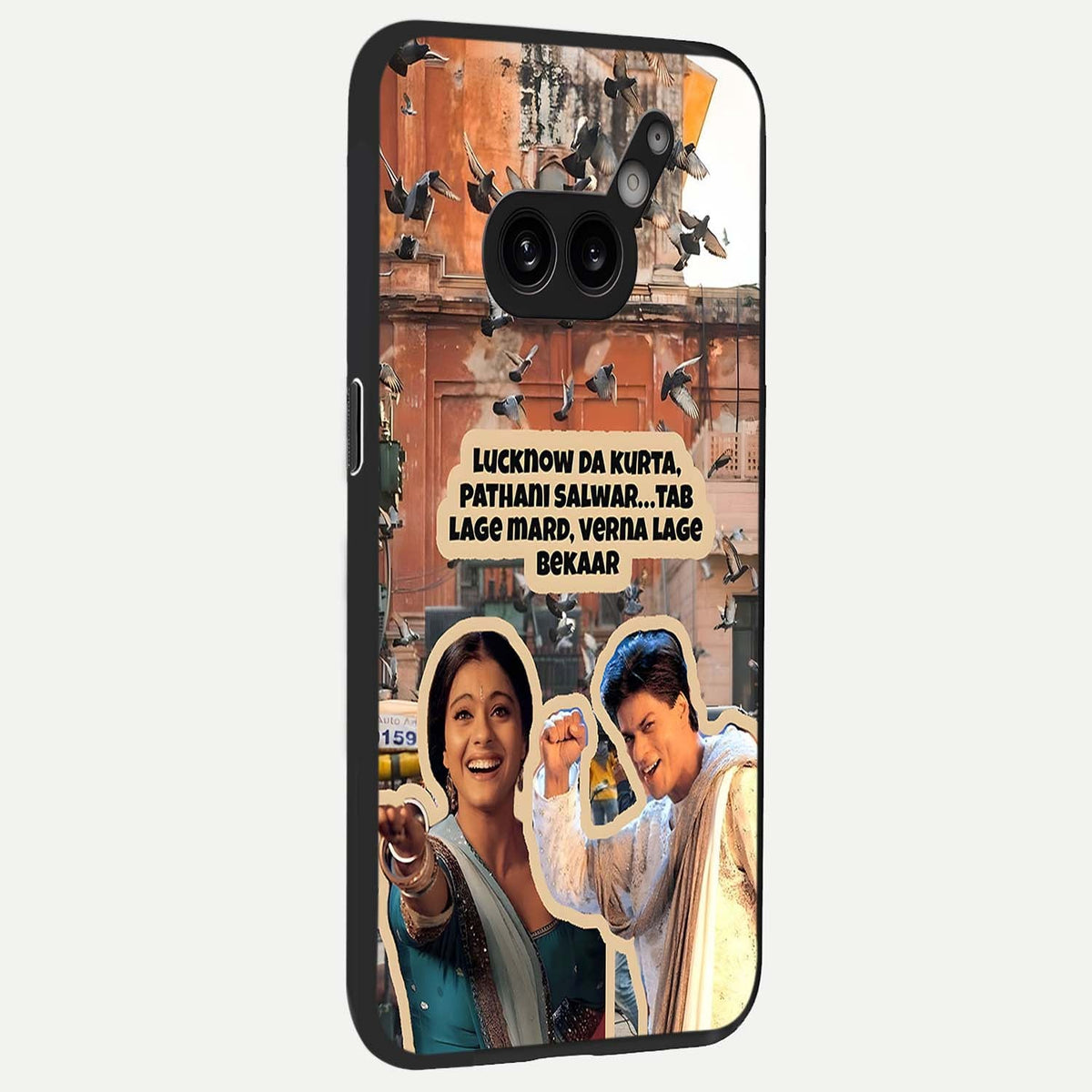  Desi Retro Vibes back cover For Nothing Phone 2A Plus slim fit glass case with vibrant aesthetic design