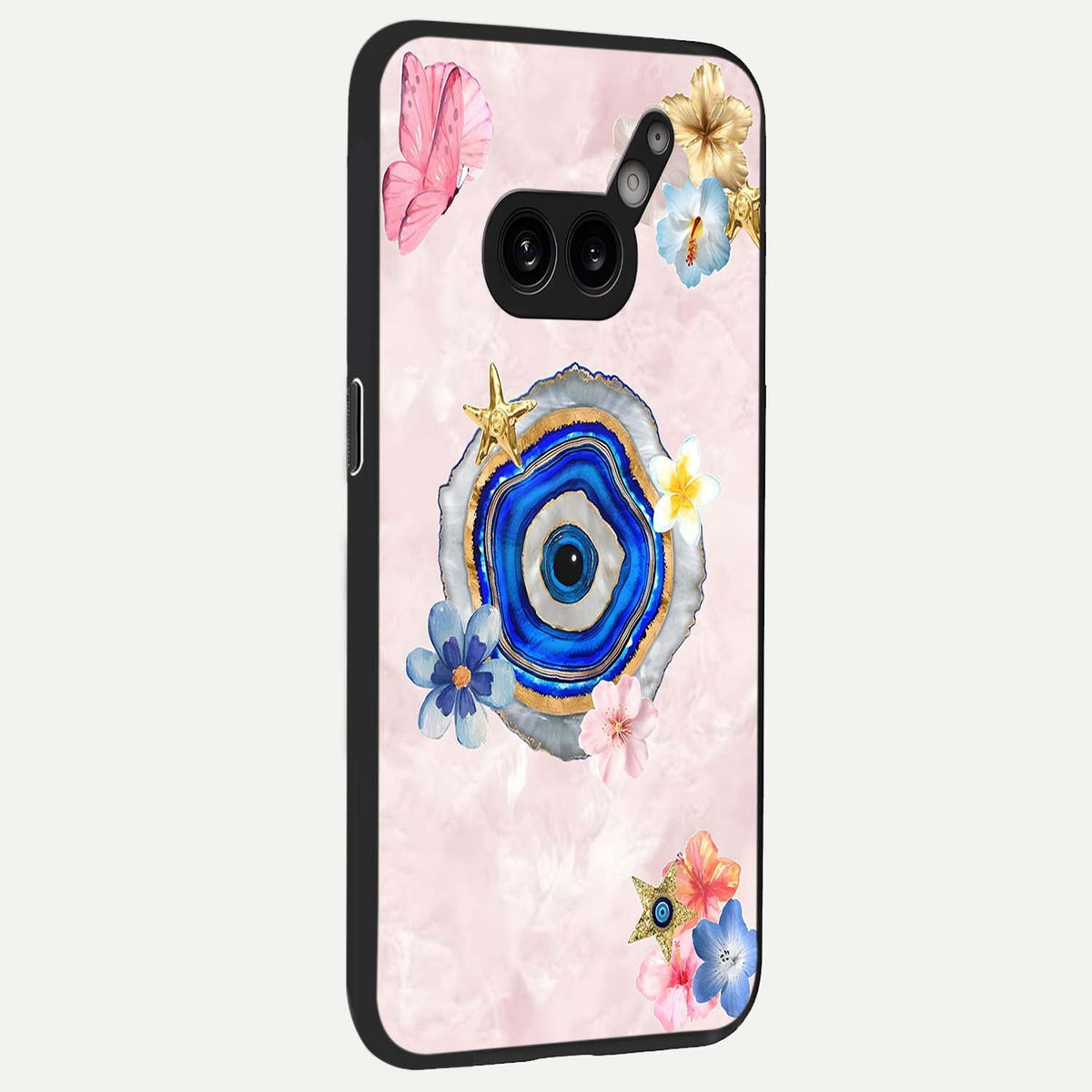  Divine Aura Bloom back cover For Nothing Phone 2A Plus slim fit glass case with vibrant aesthetic design