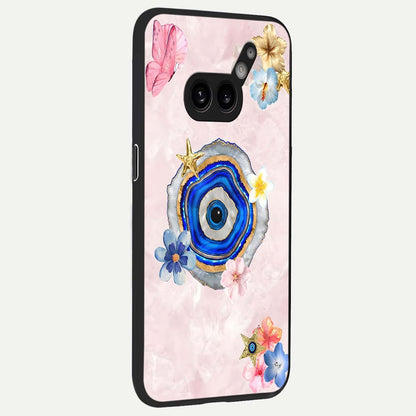  Divine Aura Bloom back cover For Nothing Phone 2A Plus slim fit glass case with vibrant aesthetic design