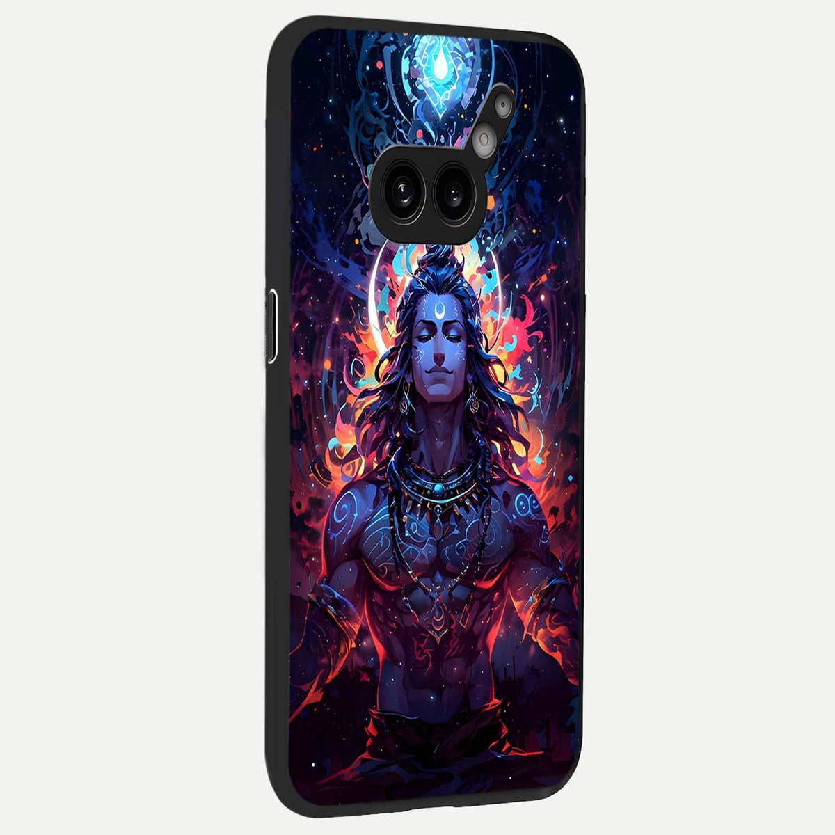  Divine Fire Shiv back cover For Nothing Phone 2A Plus slim fit glass case with vibrant aesthetic design