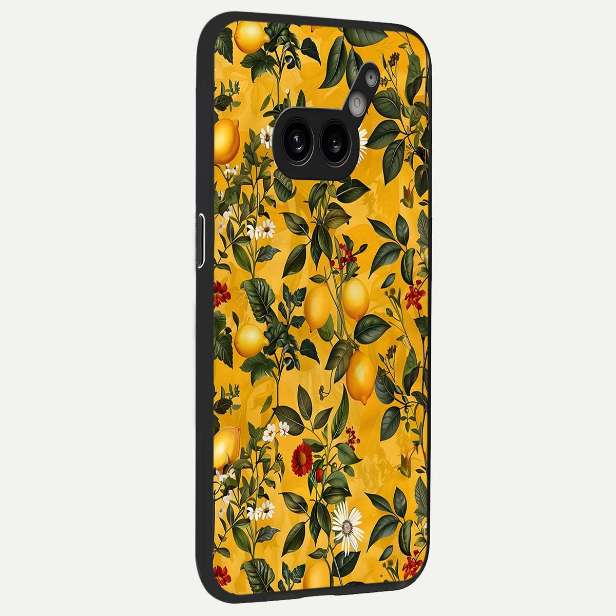  Golden Lemon Field back cover For Nothing Phone 2A Plus slim fit glass case with vibrant aesthetic design