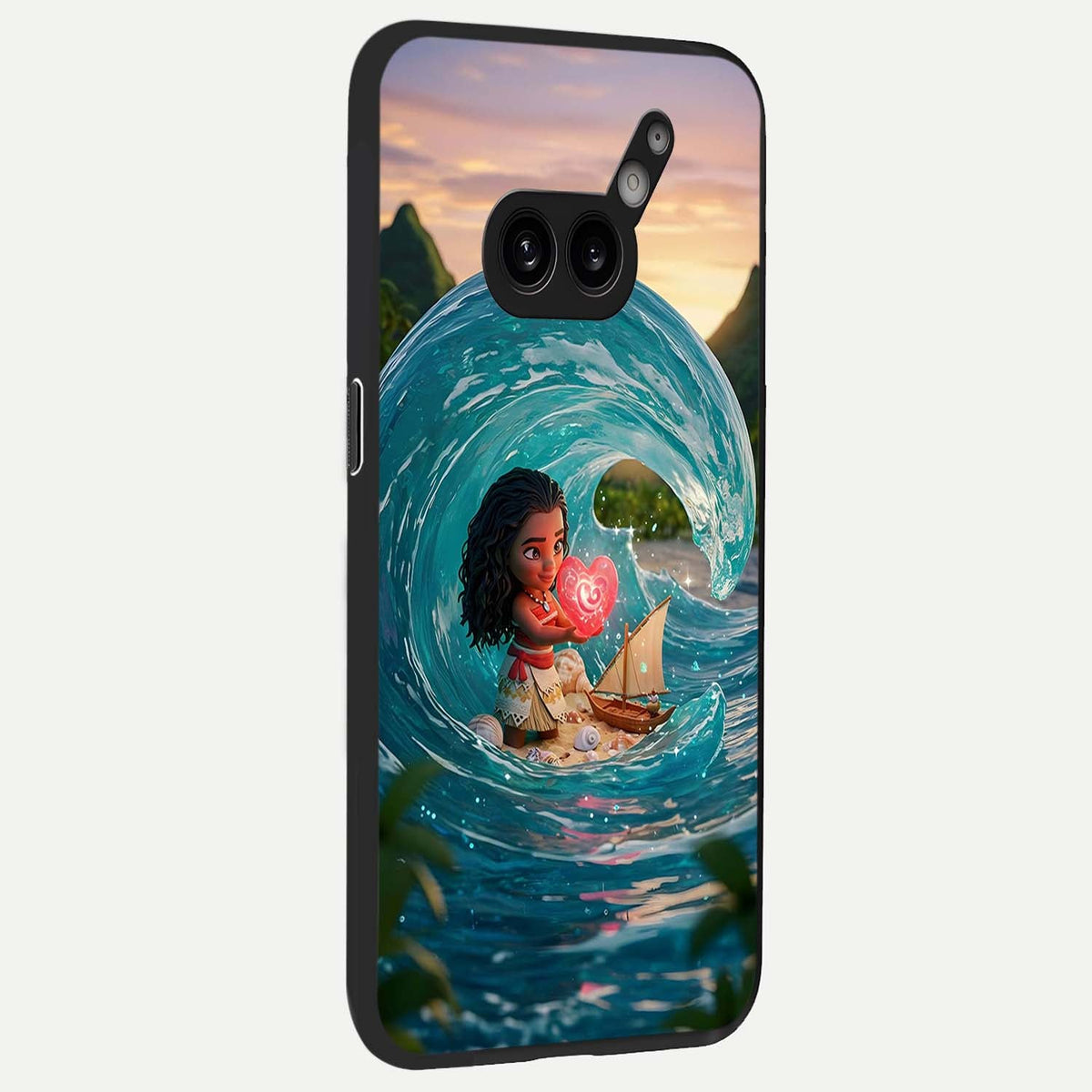  Heart of Ocean back cover For Nothing Phone 2A Plus slim fit glass case with vibrant aesthetic design