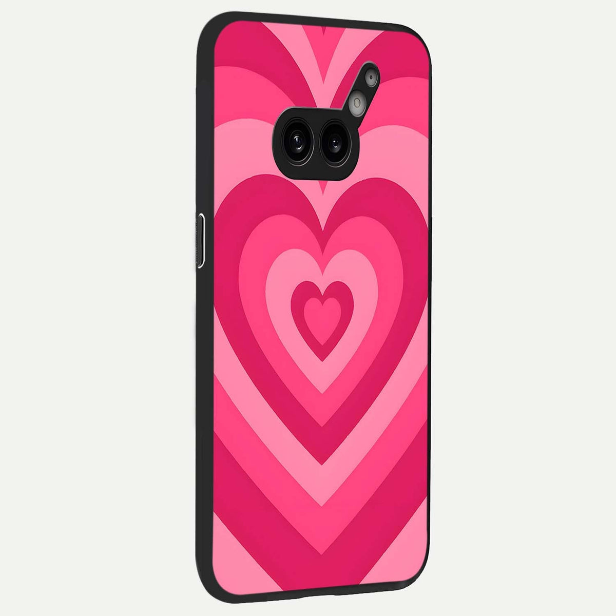  Layered Love Hearts back cover For Nothing Phone 2A Plus slim fit glass case with vibrant aesthetic design