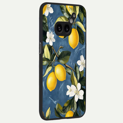  Lemon Dream Garden back cover For Nothing Phone 2A Plus slim fit glass case with vibrant aesthetic design