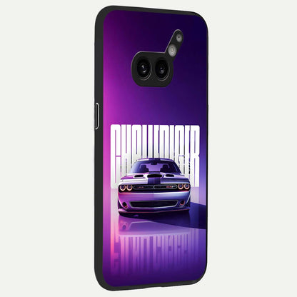  Midnight Muscle Ride back cover For Nothing Phone 2A Plus slim fit glass case with vibrant aesthetic design
