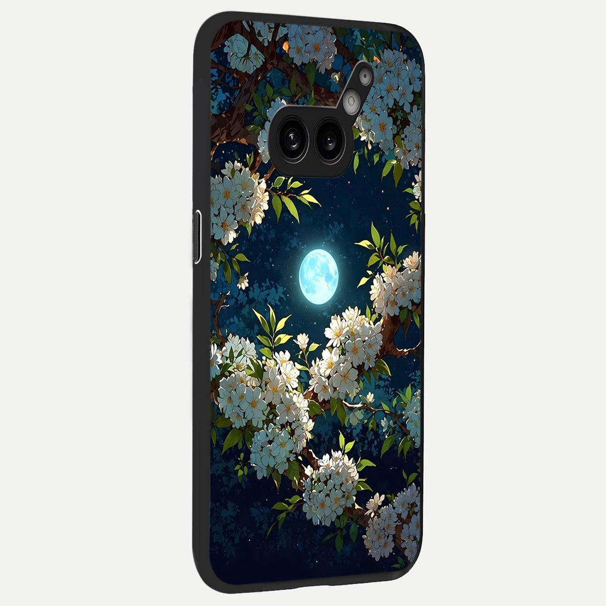  Moonlit Blossom Dream back cover For Nothing Phone 2A Plus slim fit glass case with vibrant aesthetic design