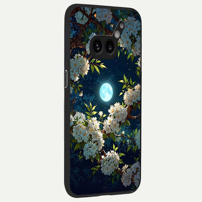  Moonlit Blossom Dream back cover For Nothing Phone 2A Plus slim fit glass case with vibrant aesthetic design