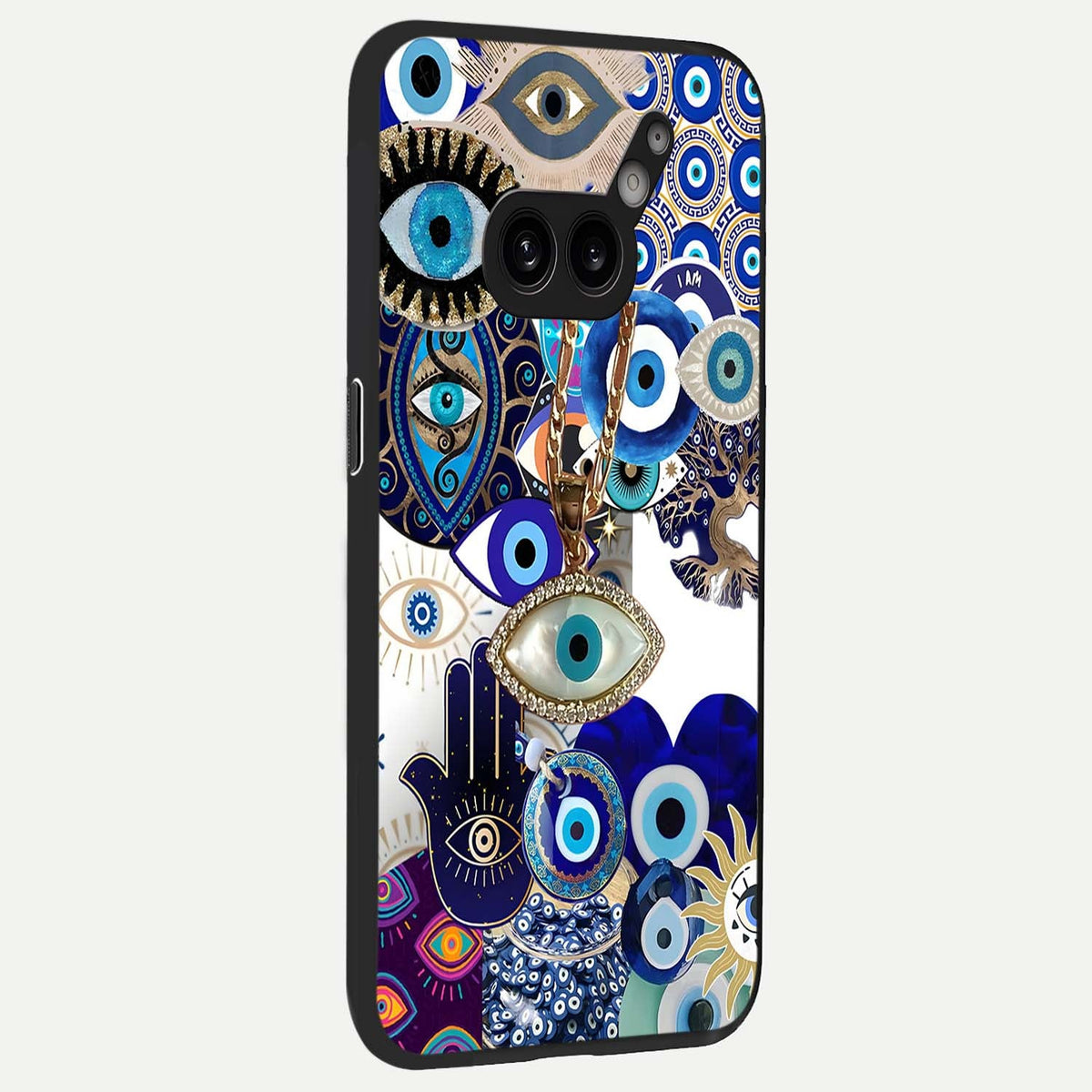  Mystic Charm Eye back cover For Nothing Phone 2A Plus slim fit glass case with vibrant aesthetic design