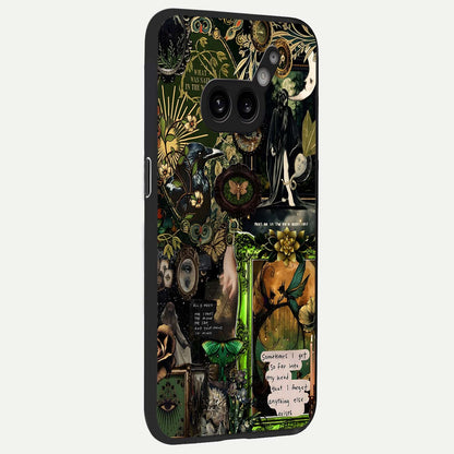  Mystic Woods Secret back cover For Nothing Phone 2A Plus slim fit glass case with vibrant aesthetic design