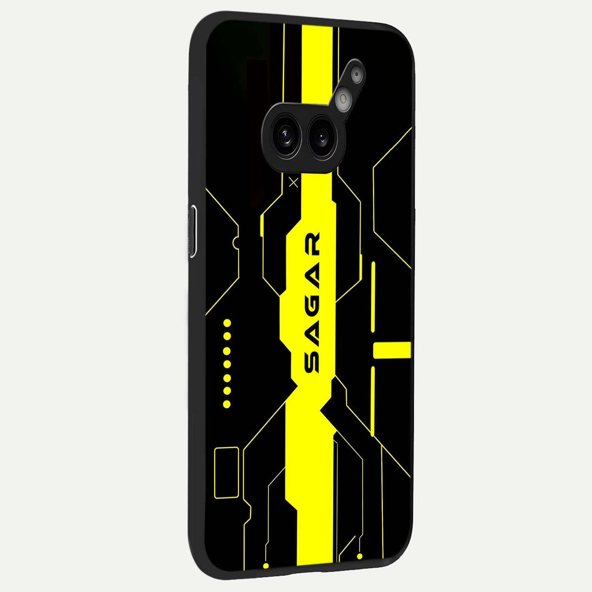 Neon CYBERPUNK Custom Name back cover For Nothing Phone 2A Plus slim fit glass case with vibrant aesthetic design
