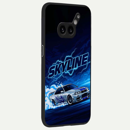  Neon Drift Beast back cover For Nothing Phone 2A Plus slim fit glass case with vibrant aesthetic design