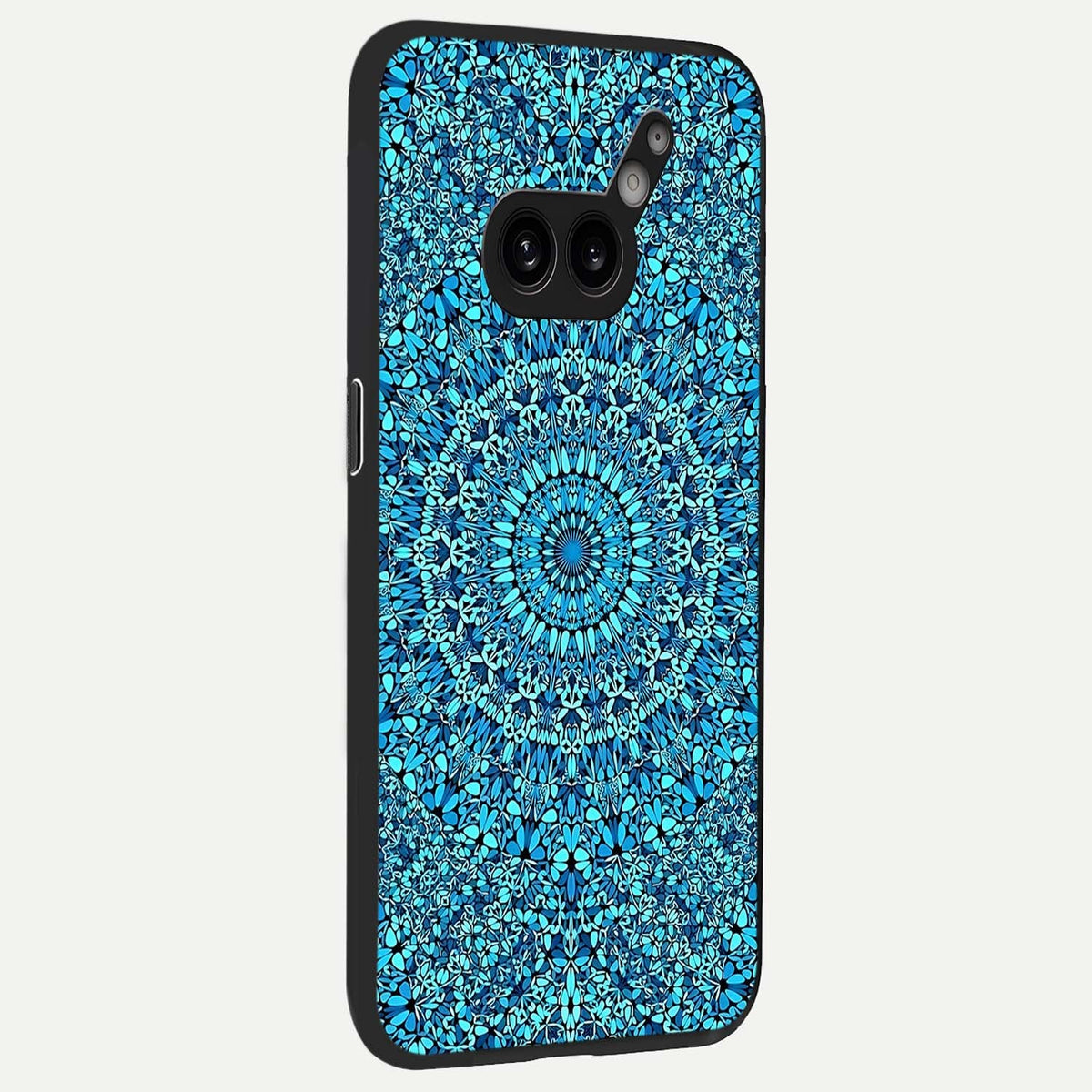 Ocean Bloom Mandala back cover For Nothing Phone 2A Plus slim fit glass case with vibrant aesthetic design