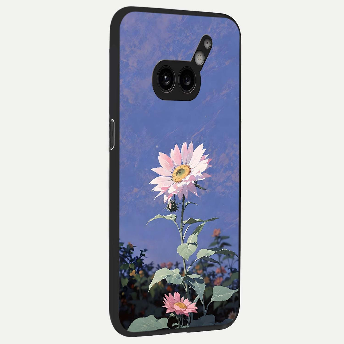  Pink Shells Outline back cover For Nothing Phone 2A Plus slim fit glass case with vibrant aesthetic design