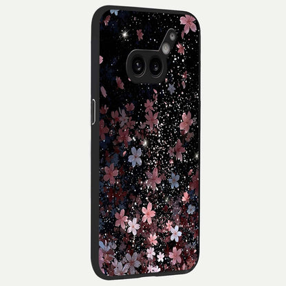  Starlit Flower Dreams back cover For Nothing Phone 2A Plus slim fit glass case with vibrant aesthetic design