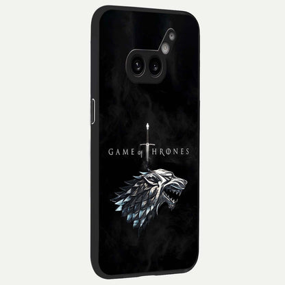  Throne Wolf Legacy back cover For Nothing Phone 2A Plus slim fit glass case with vibrant aesthetic design