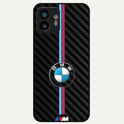  BMW Pattern Glass Case For Nothing Phone 2 back cover – full design glossy printed glass finish