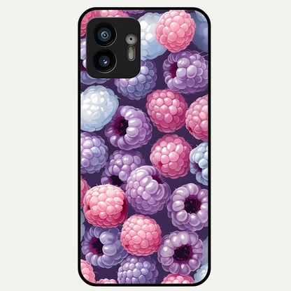  Berry Candy Pop Glass Case For Nothing Phone 2 back cover – full design glossy printed glass finish