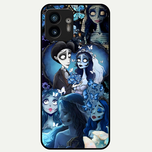  Butterfly Ghost Soul Glass Case For Nothing Phone 2 back cover – full design glossy printed glass finish