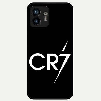  CR7 Elite Strike Glass Case For Nothing Phone 2 back cover – full design glossy printed glass finish