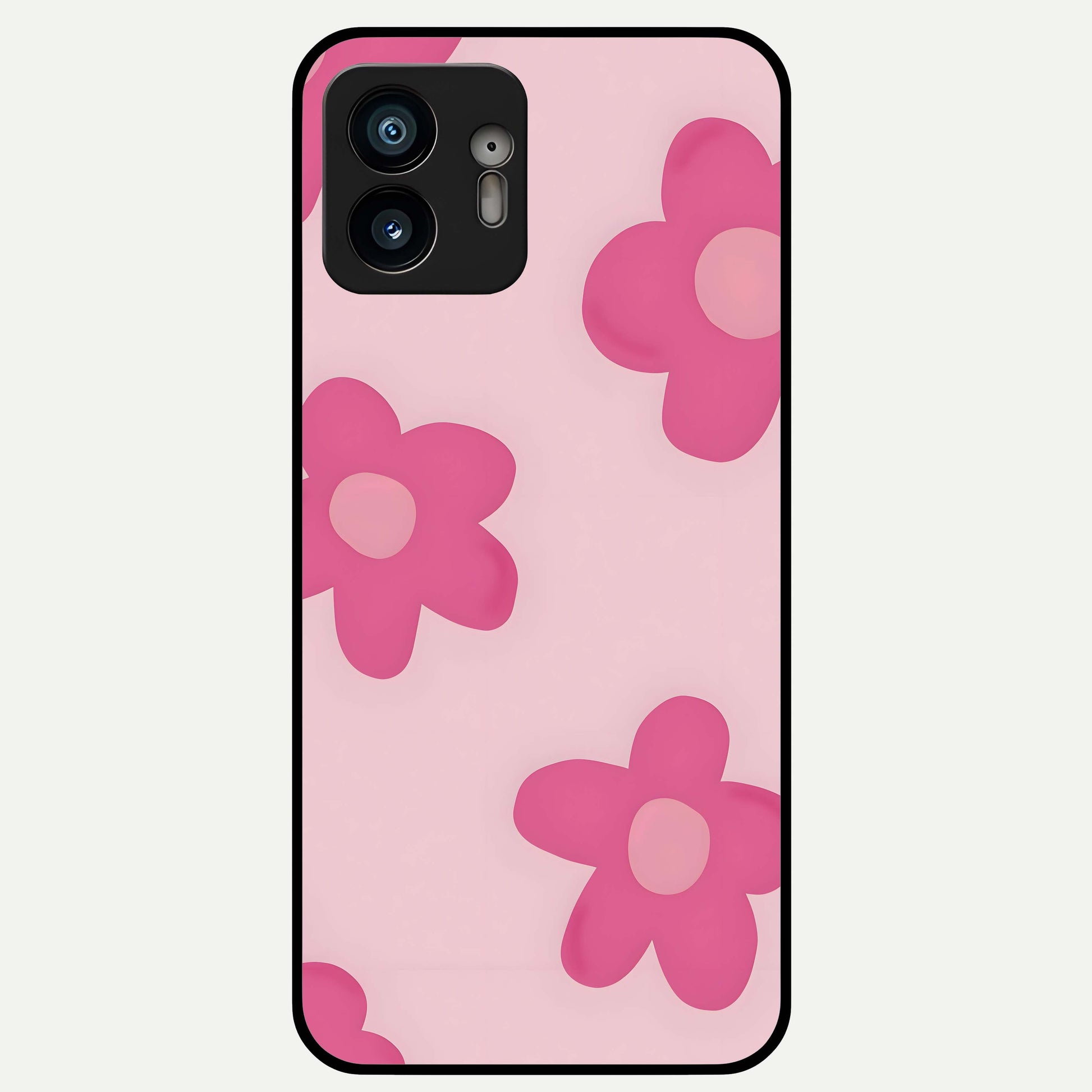 Candy Bloom Dreams Glass Case For Nothing Phone 2 back cover – full design glossy printed glass finish