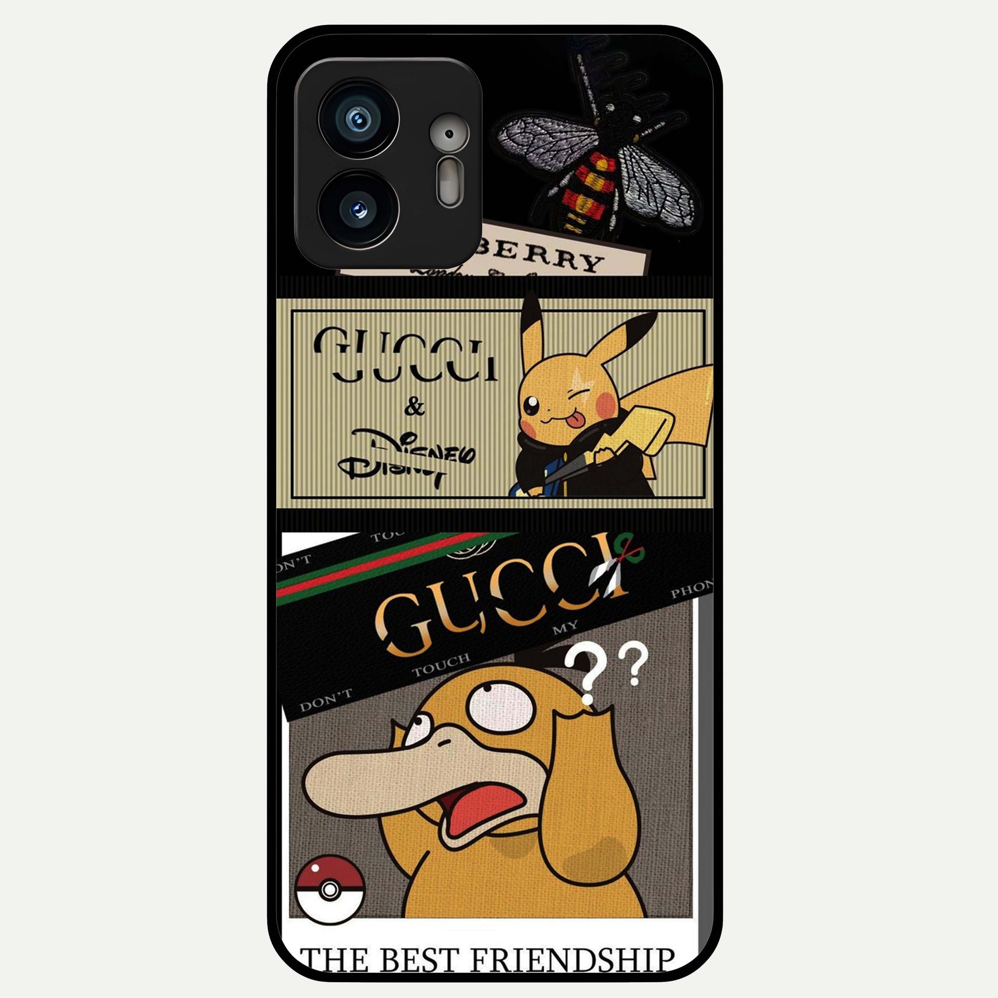  Cartoon Brand Play Mashup Glass Case For Nothing Phone 2 back cover – full design glossy printed glass finish
