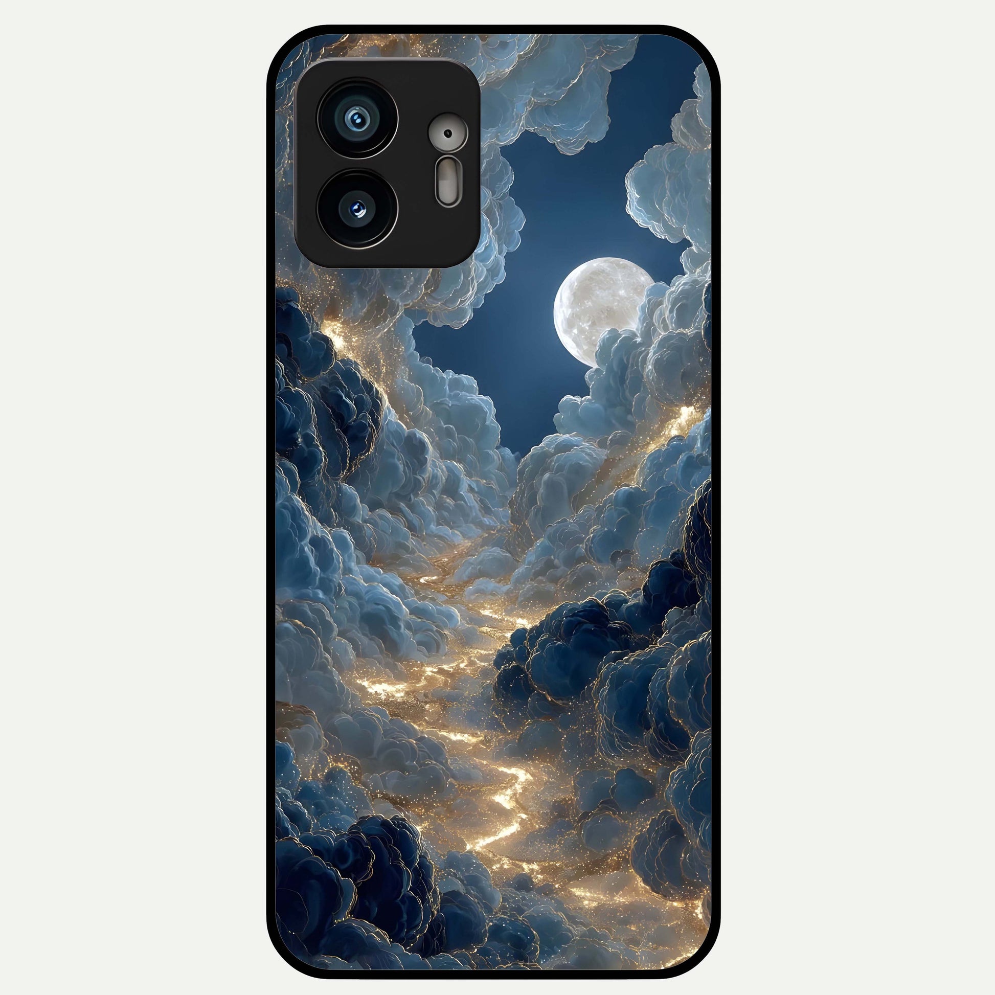  Celestial Cloud Road Glass Case For Nothing Phone 2 back cover – full design glossy printed glass finish