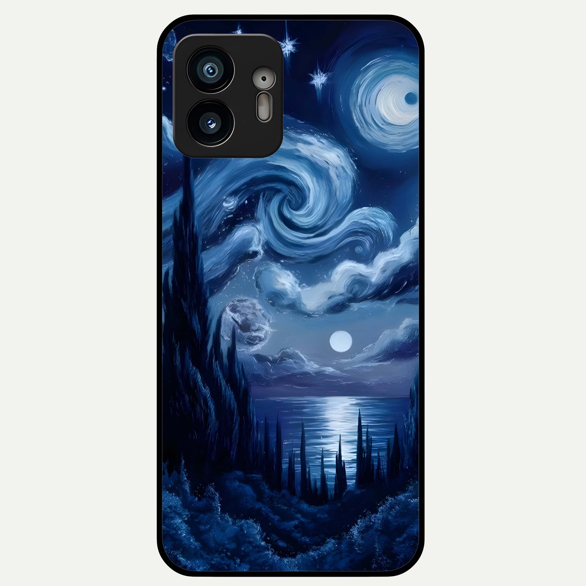  Celestial Dream Van Gogh Glass Case For Nothing Phone 2 back cover – full design glossy printed glass finish