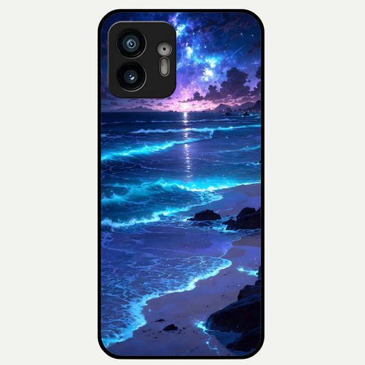  Classic Damn Look Glass Case For Nothing Phone 2 back cover – full design glossy printed glass finish