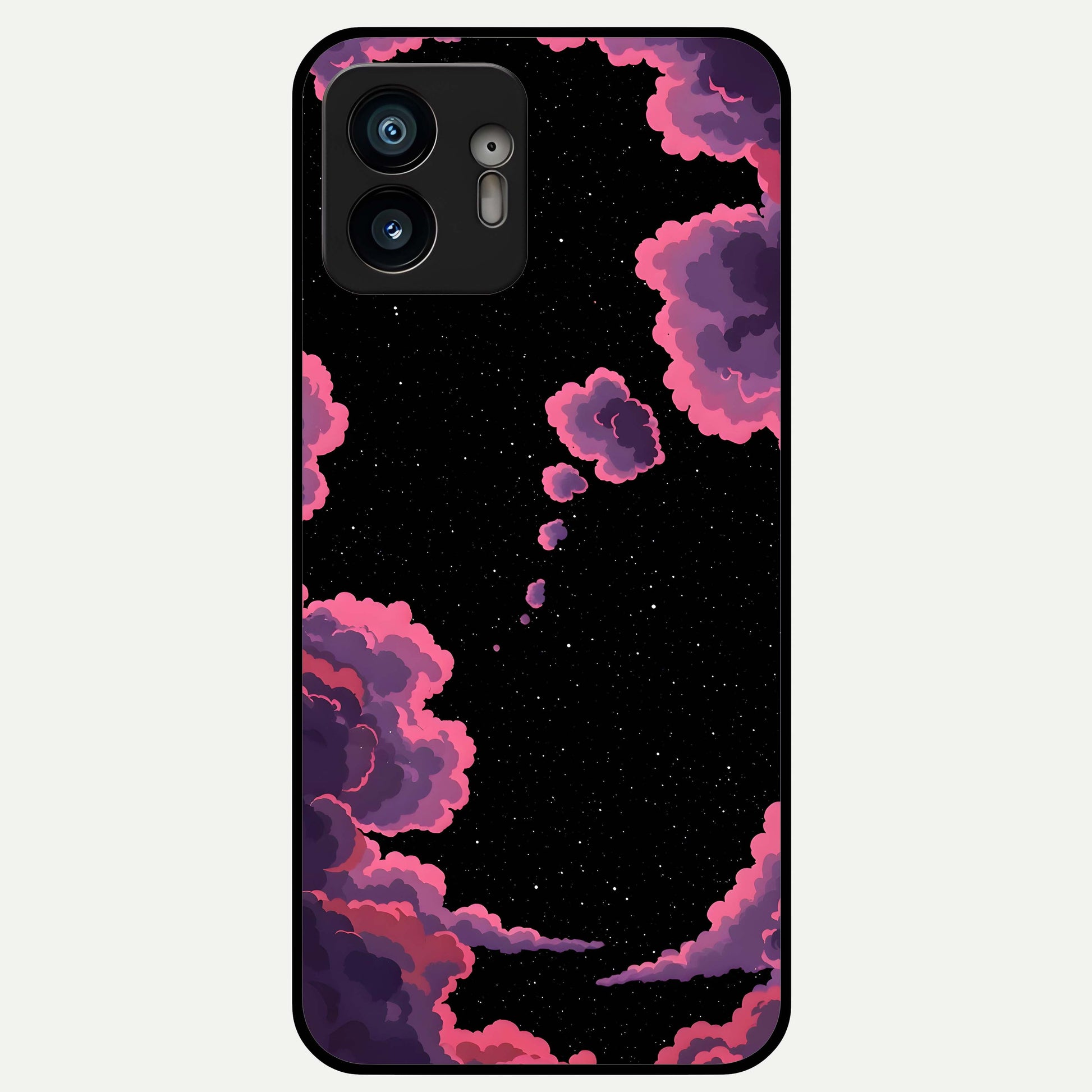  Cosmic Cloud Journey Glass Case For Nothing Phone 2 back cover – full design glossy printed glass finish
