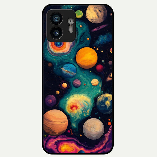  Cosmic Planet Journey Glass Case For Nothing Phone 2 back cover – full design glossy printed glass finish