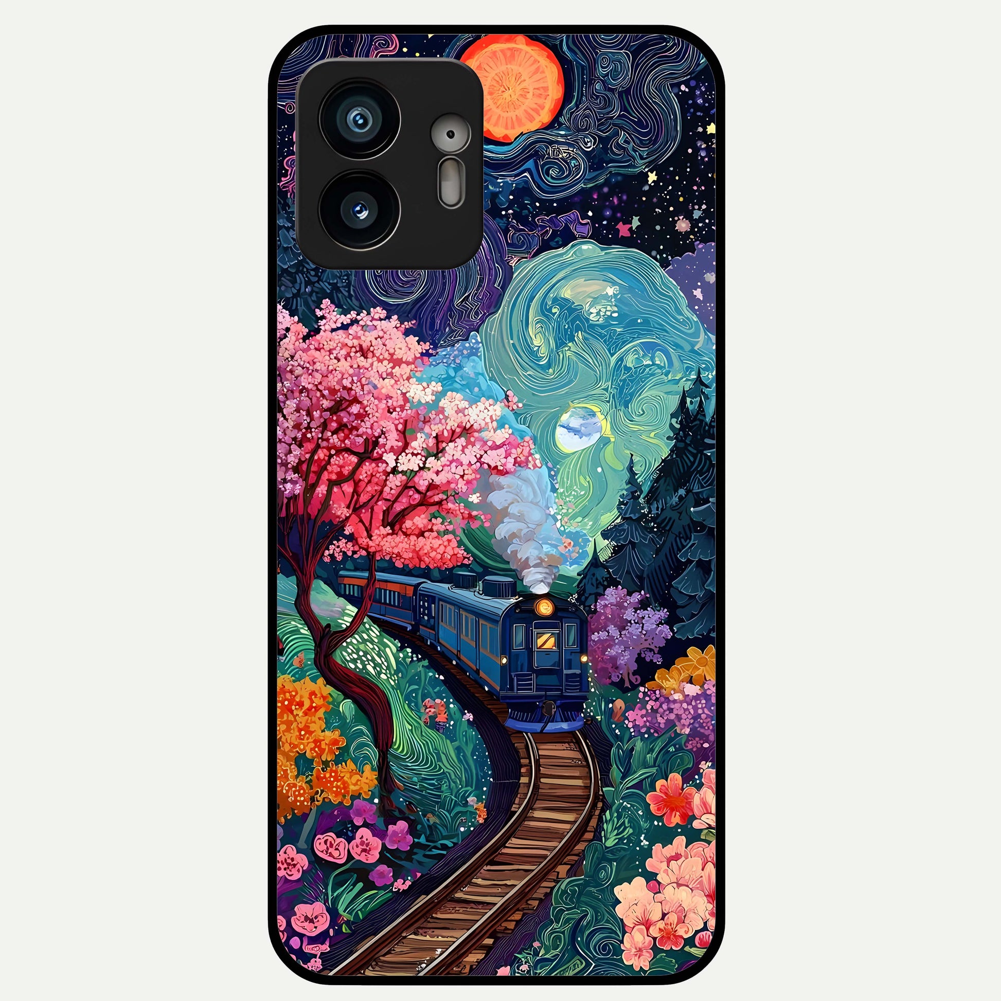  Digital Art Glass Case For Nothing Phone 2 back cover – full design glossy printed glass finish